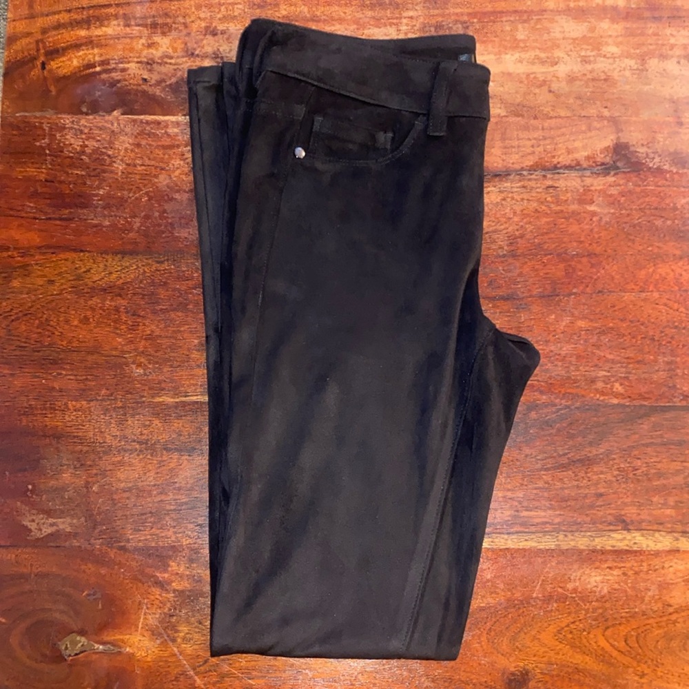Aqua Faux Suede Pants